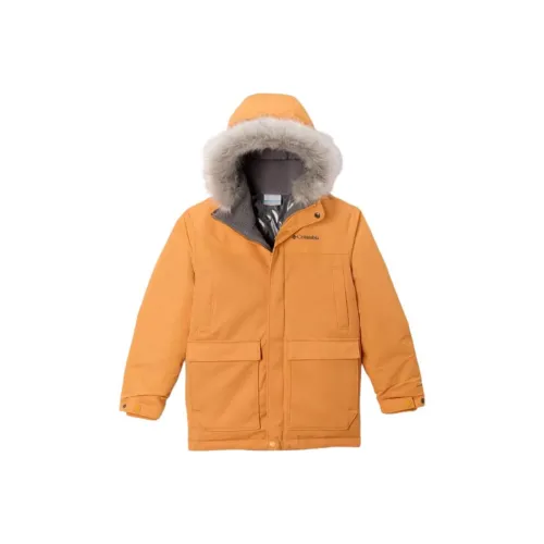 Columbia PARKA Пальто Boundary Bay Апельсин Подростки