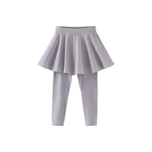 SWIFT Серый Виноградный Фиолетовый Kids Вязаные Тренировочные Брюки