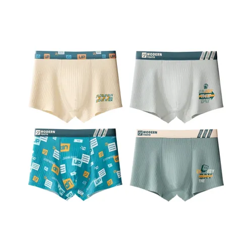 Хлопок Трусы 4 Пачки Подростки