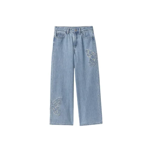 GAP Джинсы Светлый Промытый Дети Возраст 3-7 лет