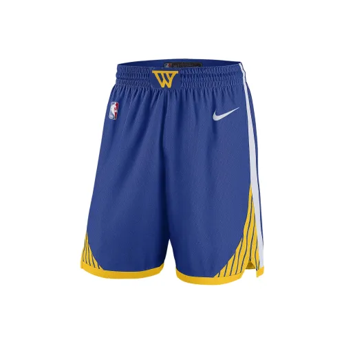 Nike x NBA Golden State Warriors Dri-FIT Форма FW24 Swingman Icon EDITION Шорты Подростки Ярко-синий