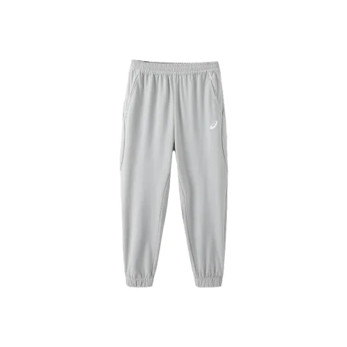 Asics Вязаные тренировочные штаны серого цвета для подростков