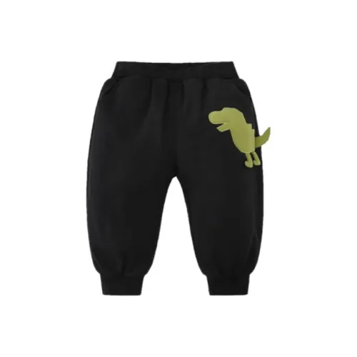 Yi Qi Baby Детский низ Осенний и Зимний Детский Черный