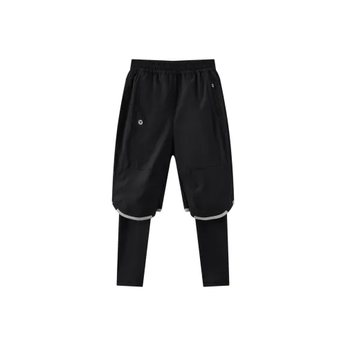 Swift Повседневные брюки Детский Технический черный Снегопад серый белый