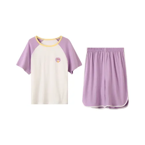 Red Bean Домашняя одежда Пурпурный цвет гор на закате Детский