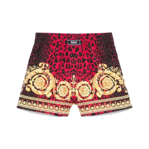 VERSACE FW24 Шорты Детские Красный Желтый Черный