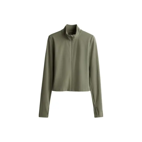 H&M Хаки зеленый Женская одежда для фитнеса