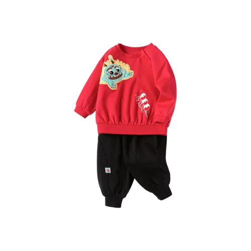 BALABALA Год Дракона CNY серия Детские дошкольные комбинезоны / ползунки