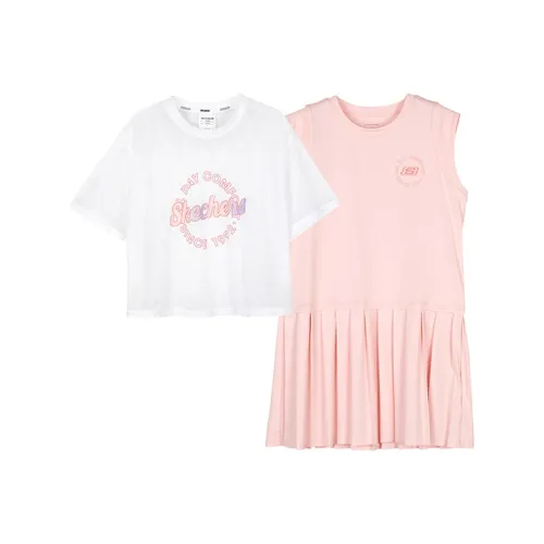 Skechers Kids Комплект с юбкой Свет Impatiens Розовый Детский