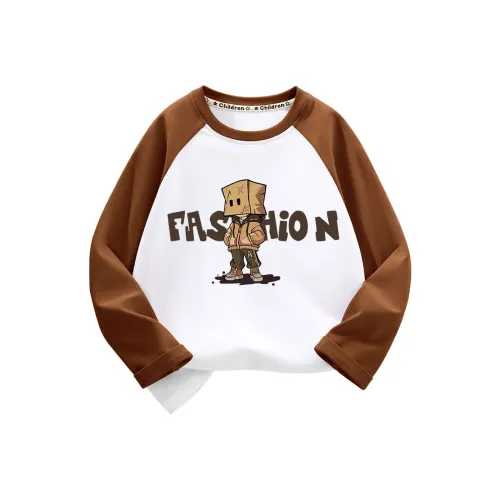 La Chapelle T-рубашка Темный кофейный для детей 3-7 лет