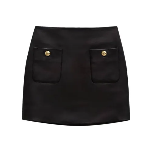 Anine Bing Кожаные короткие юбки Женские Черный