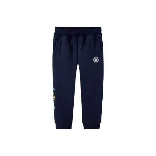 Конверс Умеренный Детский Низ Зимний для детей 3-7 лет Темно-синий