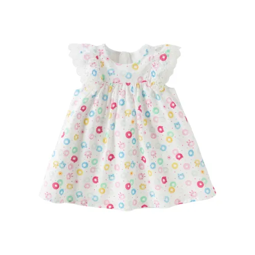 DAVE BELLA Платье Пончик Принт Дети Возраст 3-7 лет