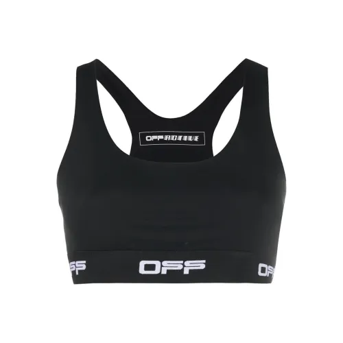 Off Белый черный Женское спортивное белье