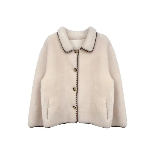 Kele Coco Экрю Женские меховые изделия