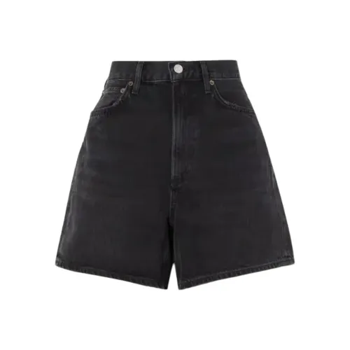 AGOLDE Джинсовые шорты Женские Черные