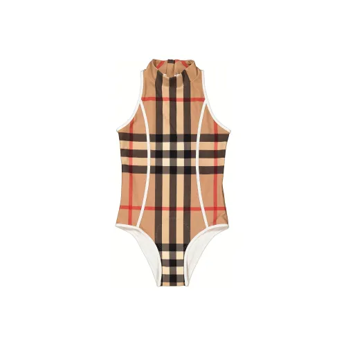 Burberry Детский купальник Бежевый Baby