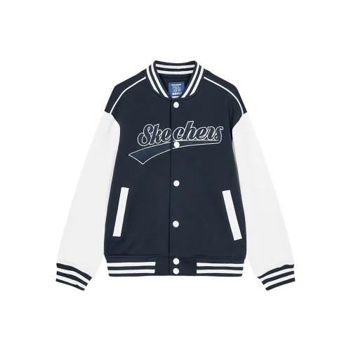 Skechers Бейсбольная куртка Colorful Темно-синий Синий Унисекс