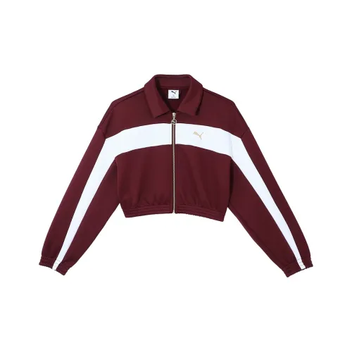 PUMA Sports Life Collection Бургундская женская одежда для фитнеса