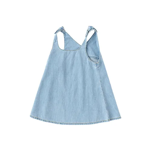 BALABALA Джинсовое платье светло-голубого цвета 88101 для детей в возрасте 3-7 лет