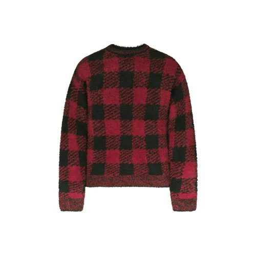 SKIMS Домашняя верхняя одежда Cozy KNIT KIDS Пуловер Кирпич Буйвол Check Кирпич Буйвол Клетчатый Детский