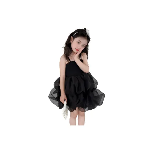 La Cergo Платье Черное Children Возраст 3-7 лет