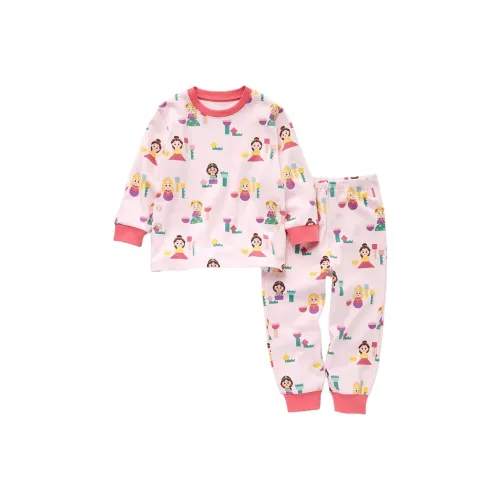 UNIQLO Домашняя одежда Набор Пастельно-розовый для малышей и детей дошкольного возраста