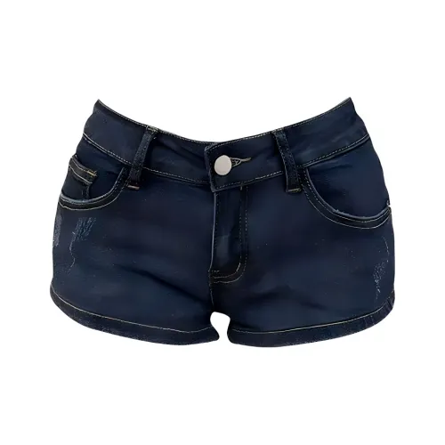 Мед Джинсовые шорты Женские Темно-синий