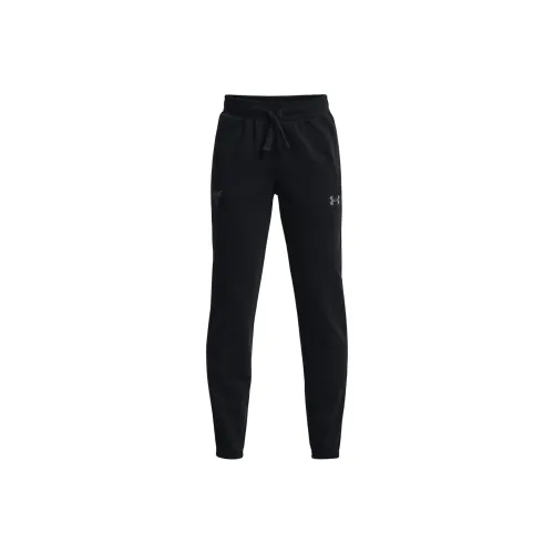 Under Armour Брюки Project Детская одежда Project Rock Joggers Черный Детский