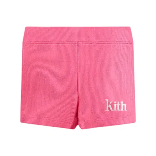 KITH Kids 2024 Summer Collection Ребро Байкер Короткий Azalea Малыш Шорты Azalea Многоцветный Infant And Toddler