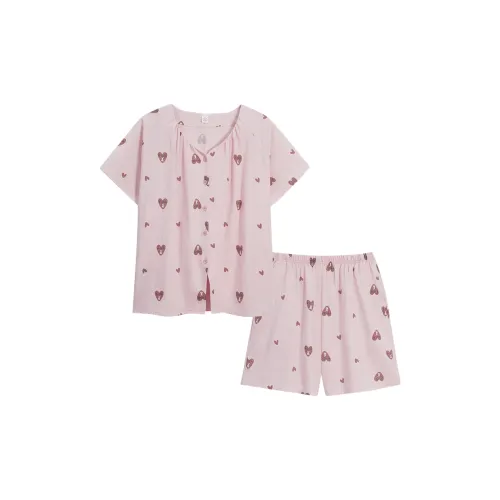 SHAQIAN Розовый Женский Пижамный Комплект