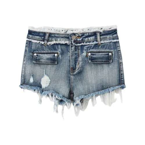 NAWS Джинсовые шорты Женские Moroccan Синий