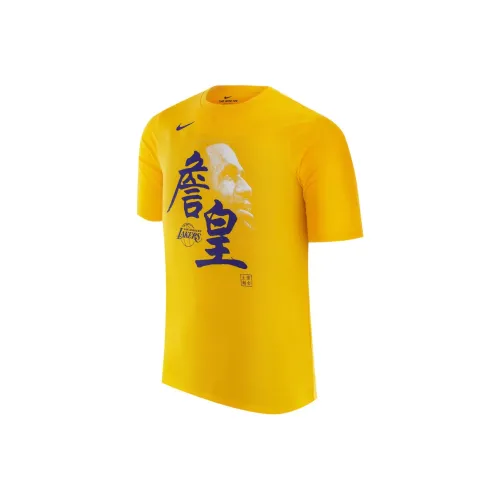 NBA x Nike Los Angeles Lakers T-Shirt SS21 Желтый Подростки