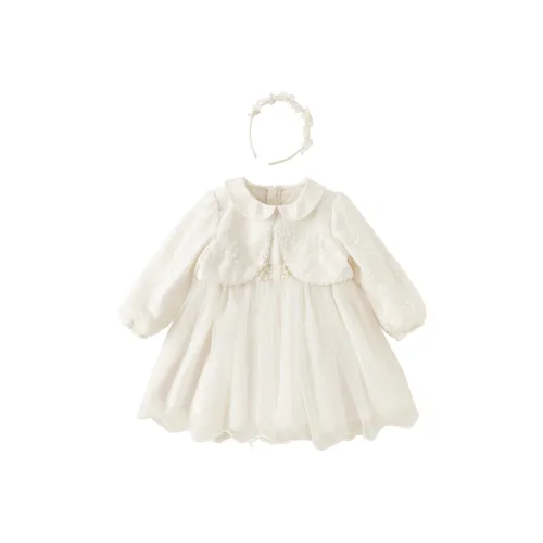 DAVE&BELLA Kids Платья цвета экрю