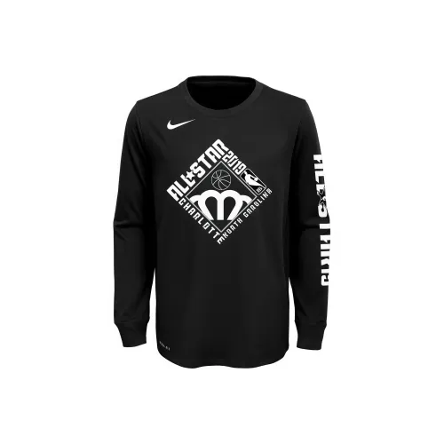 NIKE Черные Унисекс Футболки