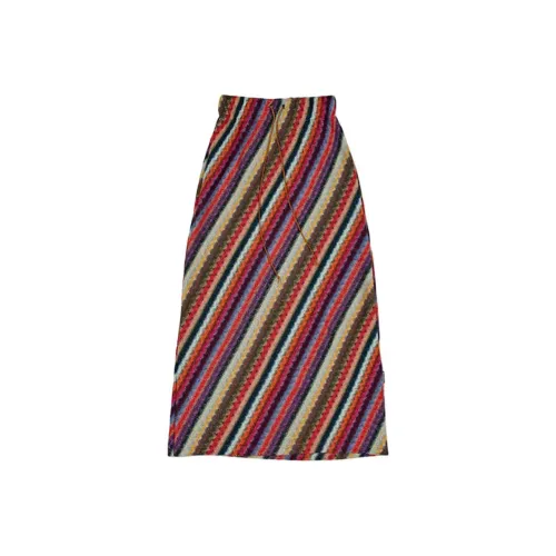 SCULPTOR Повседневный Длинный Юбка Женские Многоцветный