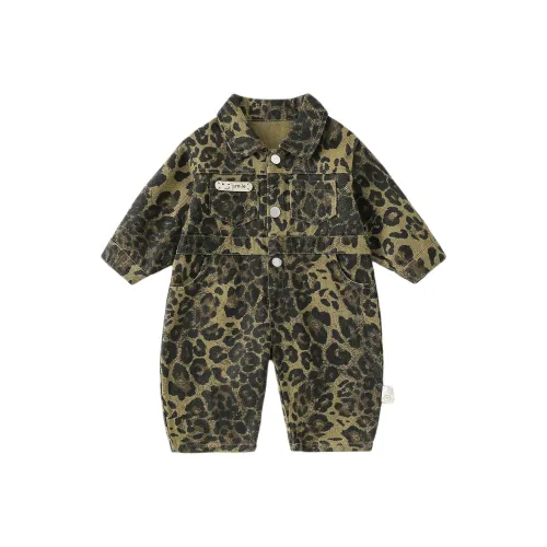 XiaoJinBu Комбинезон Темный хаки для малышей и детей дошкольного возраста