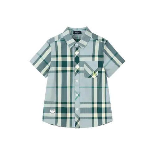 HAZZYS Рубашка Трюфель Зеленый Детский