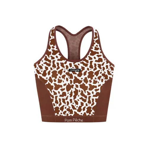 VIVI CYCLE x POM PECHE Спортивные жилеты Женские Коричневый