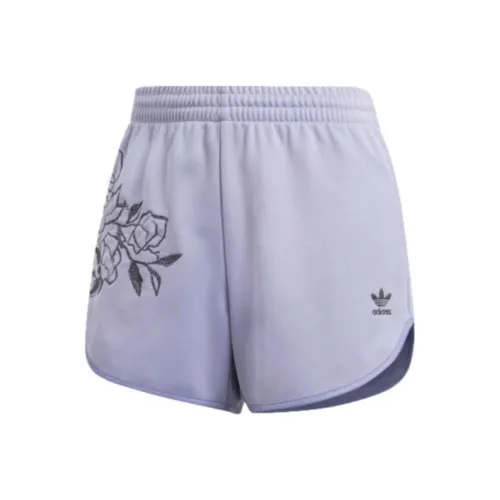 Adidas Originals Спортивные шорты Женские Фиолетовые
