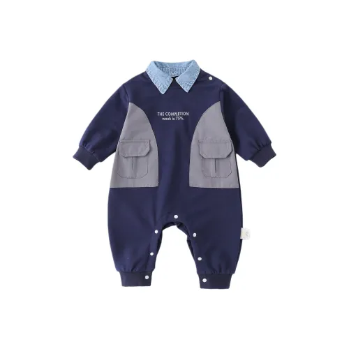 XiaoJinBu Комбинезон Темно-синий для младенцев и малышей