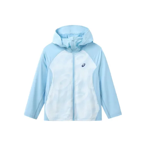 Asics Одежда с защитой от солнца Небесно-голубой Подростки