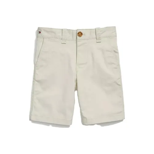 Tommy Hilfiger Детская одежда Твердый Короткий Низ Песочные Шорты Детский Песочный хаки