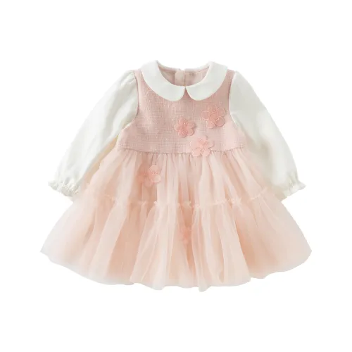 DAVE BELLA Платье Серо-розовое для детей 3-7 лет