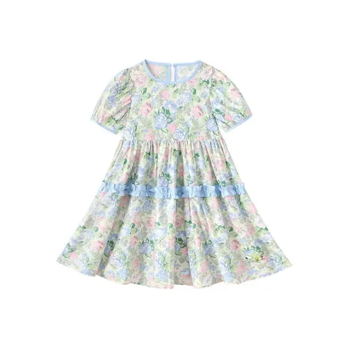 Снупи Цветочные Детские Платья