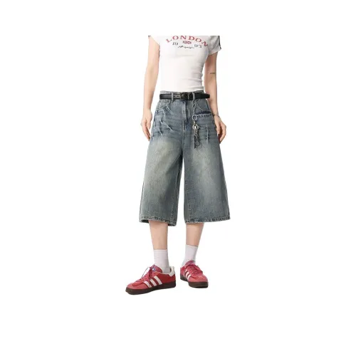 FOREVER 21 Джинсовые шорты Женские Blue