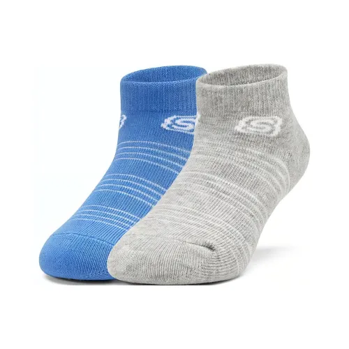 Skechers 2 пары Персидский синий / Пряжа Серый / 03YG Детские носки