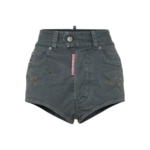 DSQUARED 2 FW24 Джинсовые шорты Женские Серый