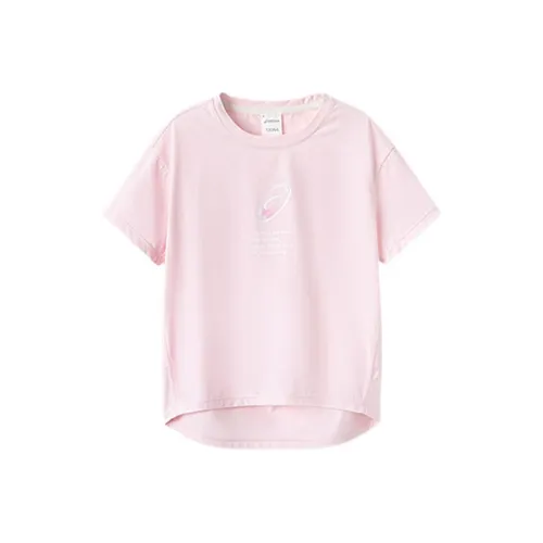 Asics Urban Light Trend T-рубашка серая и розовая для детей 3-7 лет