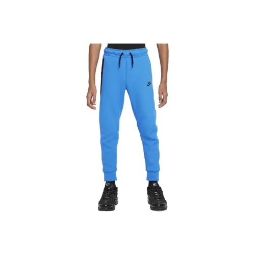 Детские Nike Вязаные Тренировочные Штаны Sportswear Tech Fleece Синий